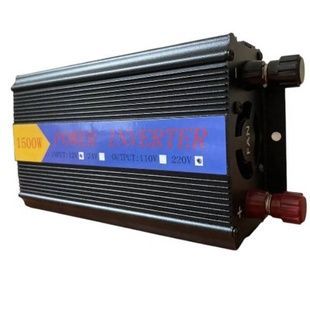 Інвертор перетворювач напруги POWER INWERTER 1500W Чорний