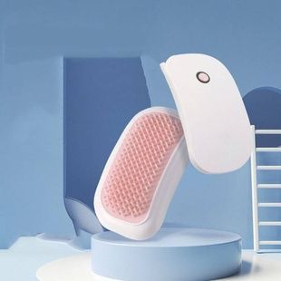 Масажер для шкіри голови ручний Head Massager Білий з рожевим