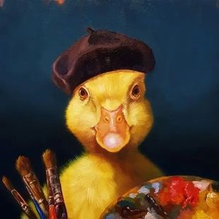 Постер Художник качечка &copy; Lucia Heffernan CN53313M