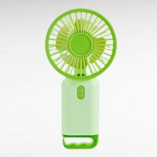 Вентилятор ручной аккумуляторный с подставкой Multi Fan RL-07 Салатовый