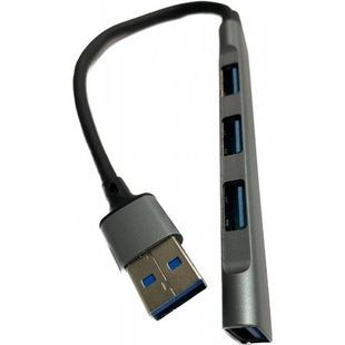 Адаптер хаб-концентратор USB 3.0 HUB 4 Port C-9210 Серый