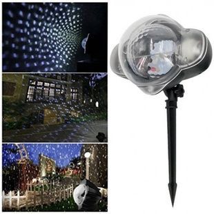 Проектор уличный лазерный Snow flower Lamp Pro 2 Черный
