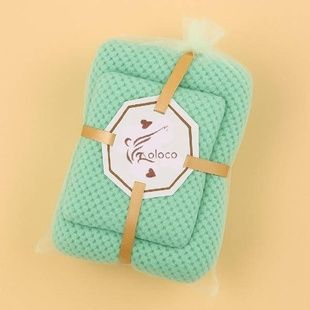Комплект полотенец 2шт из микрофибры 135*65см+35*70см 31878 Салатовый