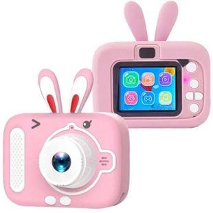 Детский фотоаппарат X900 Rabbit Розовый
