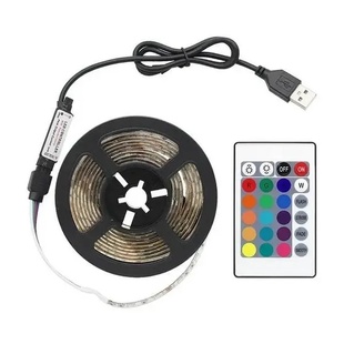 Стрічка світлодіодна RGB 5050 від USB 12v з пультом