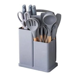 Набір кухонного приладдя 19 предметів Kitchen Set Сірий