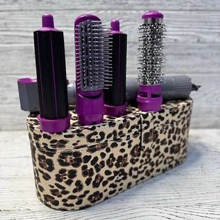 Стайлер для волосся з іонізацією 5в1 у кейсі Леопард Hair Brush