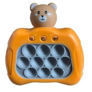 Іграшка антистрес Pop it PRO Bear TEDDY ORANGE