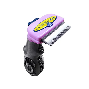 Фурмінатор з кнопкою для чищення вовни FURminator 6.8 см Фіолетовий