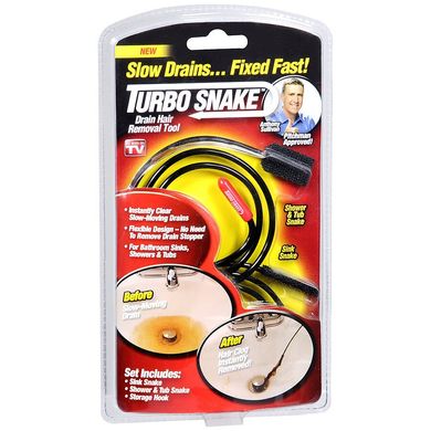 Прибор для чистки канализации Turbo Snake