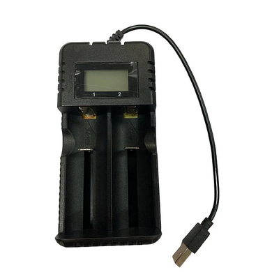 Универсальное зарядное устройство HD-8991B Li-ion LCD micro USB 4.2V 1.2A на 2акб