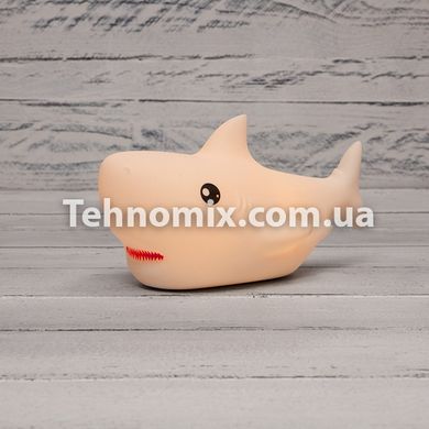 Детский силиконовый ночник игрушка Акула