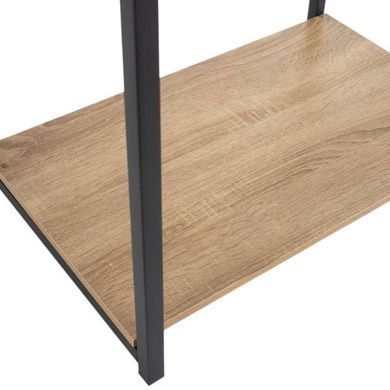Вешалка напольная для одежды и обуви Loft System SAM015 Черная с коричневым