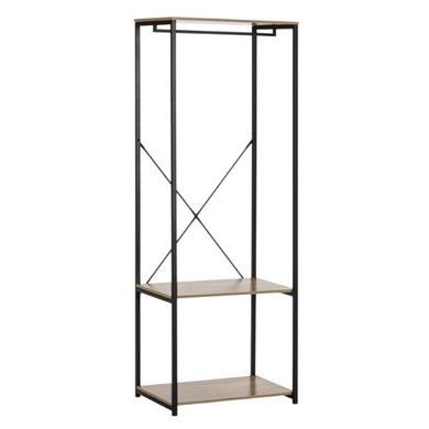 Вешалка напольная для одежды и обуви Loft System SAM015 Черная с коричневым