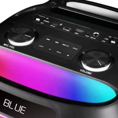 Bluetooth-колонка акумуляторна USB, TF-карта, AUX 80Вт Gedi-2822 Чорна