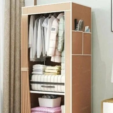 Шафа для одягу тканинна rage Wardrobe AND XL-1616Sto Коричнева