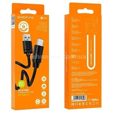 Кабель Borofone BX55 2,4A Micro Чорний