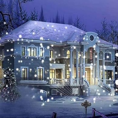 Проектор уличный лазерный Snow flower Lamp Pro 2 Черный