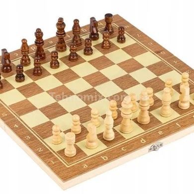 Шахи дерев'яні 3в1 (нарди, шашки, шахи) Chess С45012