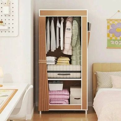 Шафа для одягу тканинна rage Wardrobe AND XL-1616Sto Коричнева