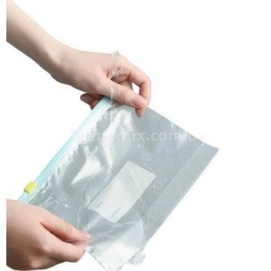 Пакети для зберігання їжі багаторазові 15шт Slip Lock Storage Bag