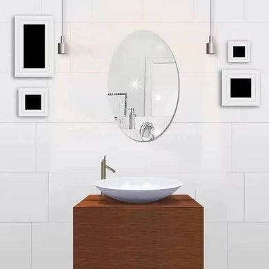 Дзеркало наклейка овальне 40*30см LY-773