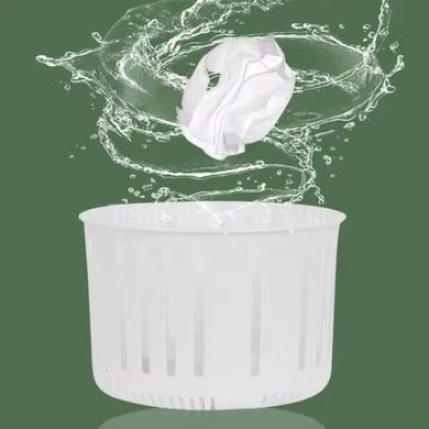 Пральна машинка компактна силіконова складана 2в1 10л Folding Washing Machine Зелена