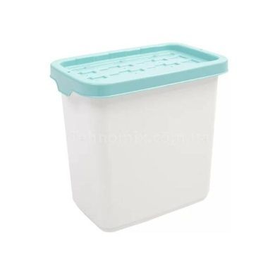 Контейнер для зберігання іграшок 28x18, 6x27, 2см DOLONI 01575 Білий з блакитним
