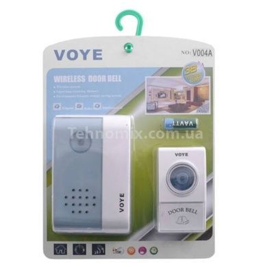 Дзвінок дверний дистанційний VOYE V004A Білий