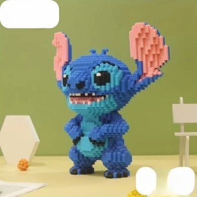 Конструктор детский Стич 5600 деталей 33см Magic Blocks 8170