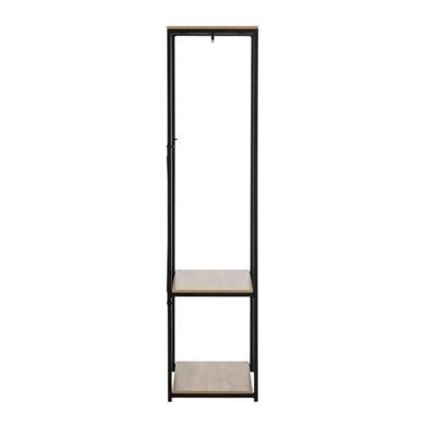 Вешалка напольная для одежды и обуви Loft System SAM015 Черная с коричневым