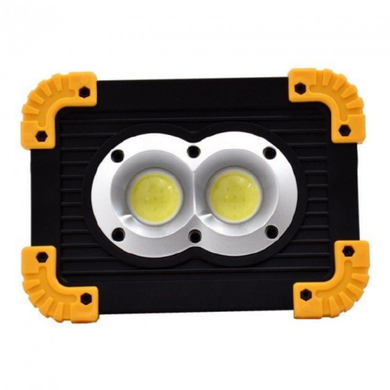 Прожектор светодиодный портативный аккумуляторный LL-802 20W COB LED