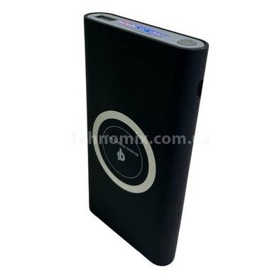 Power bank Fast Charger Wireless Черный