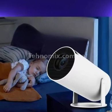 Проектор відео-ігровий з джойстиками + пульт керування Android 11 Projector МА2000 Білий