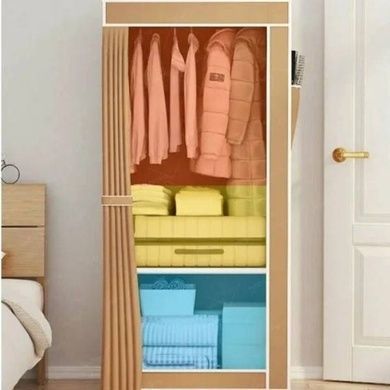 Шафа для одягу тканинна rage Wardrobe AND XL-1616Sto Коричнева