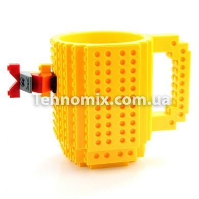 Кружка - конструктор LEGO 350 мл Жовта