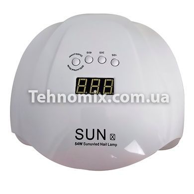 Лампа UV LED для нігтів Sun Plus X 54Вт Біла