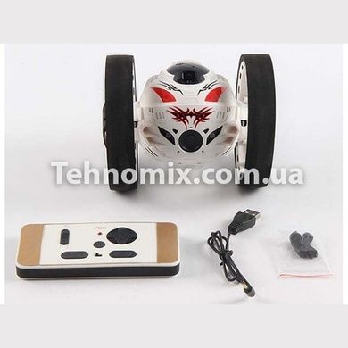 Радиоуправляемый прыгающий робот-дрон Bounce Car Белый