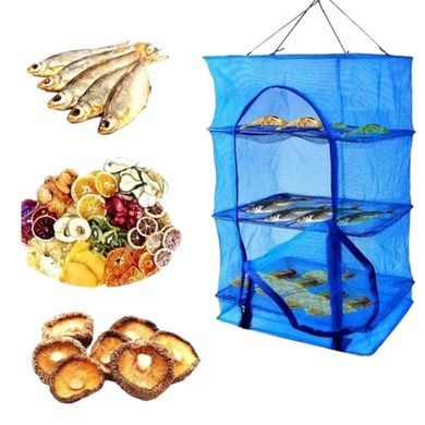 Складна сітка сушарка 35 *35* 50 см для фруктів, грибів, риби