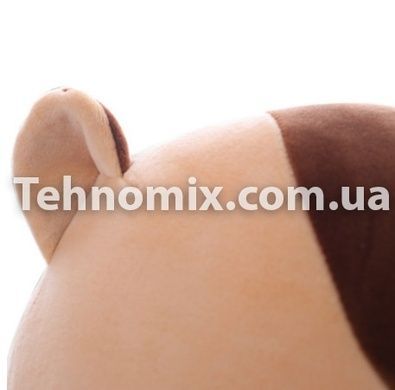 Игрушка подушка с пледом внутри 3 в 1 Белочка Коричневый