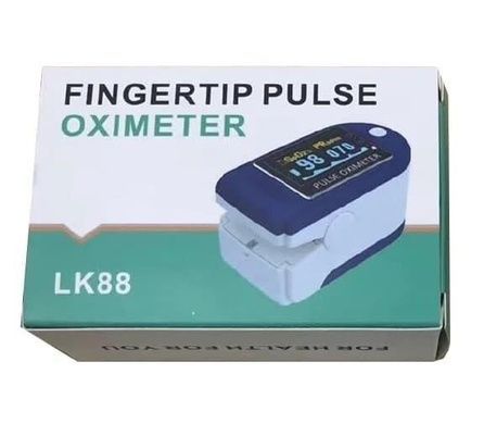 Пульсоксиметр Fingertip Pulse Oximeter LK88 Синій