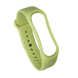 Ремінець силіконовий для Xiaomi Mi Band 3/4 №26 жовто-зелений