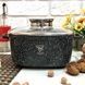 Кастрюля квадратная с крышкой 6,7л 28см Top Kitchen TК00056 Черная