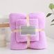 Набір рушників 2шт 145*80см та 75*35см Towel blanket 521-2415 Фіолетовий