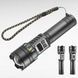 Фонарь аккумуляторный ручной Li-Ion Power Bank, ЗУ Type-C, магнит, zoom NIGHT VISION FLUORESCENCE CB-A282-TG+COB(White+Red)