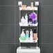 Полка настенная над унитазом Portable Toilet And Bathroom Storage Rack Белая