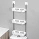 Полка настенная над унитазом Portable Toilet And Bathroom Storage Rack Белая