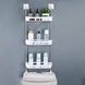 Полка настенная над унитазом Portable Toilet And Bathroom Storage Rack Белая