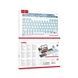 Клавиатура беспроводная Transparent Discovery edition BT keyboard(Английская раскладка) HOCO S55 Ice Blue Mist
