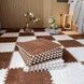Килимок-пазл плюшевий 30&times;30см 10шт/уп floor mat AND 5579 Коричневий